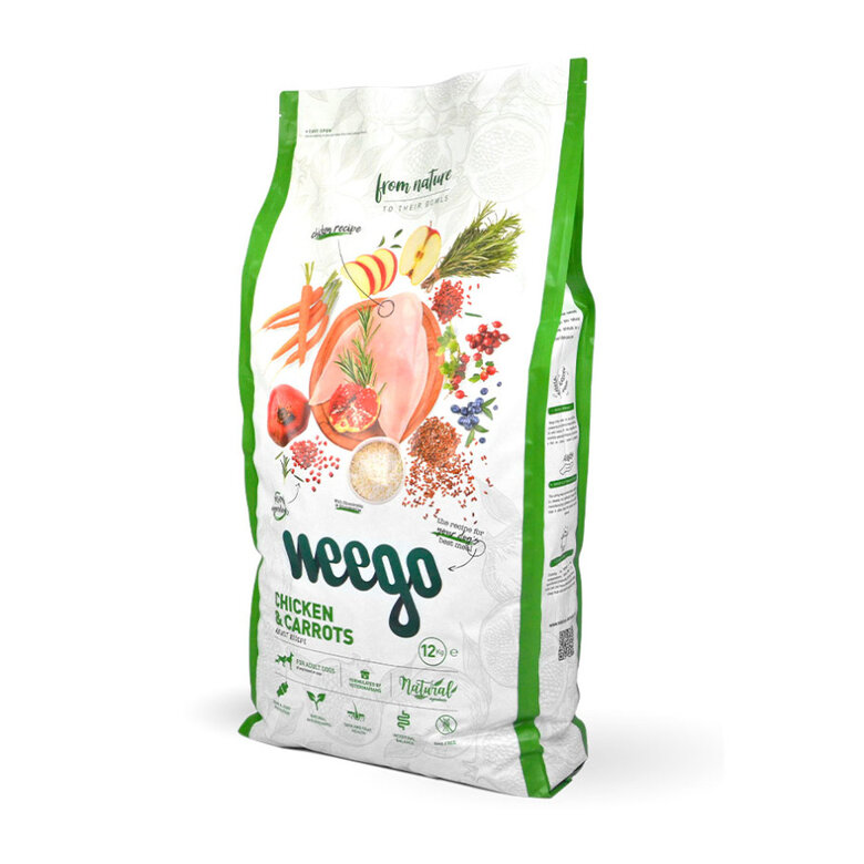 12 kg Weego Pollo y Zanahorias pienso para perros,  Imagen numero 2 12 kg Weego Pollo y Zanahorias pienso para perros, , large Imagen numero 2